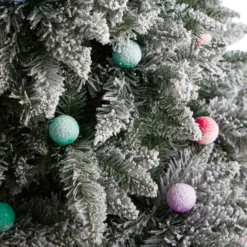 Lighted Artificial Christmas Tree, 8.5' H