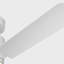Visual Comfort Fan Cleancut Smart 54 LED Indoor Ceiling Fan with Threaded Downrod, Matte White ABS blades and Handheld Remote-317017028-317017027