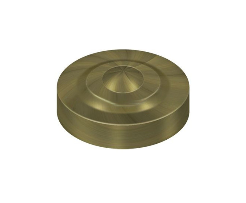 Couvercle à vis, rond, fossette, 125 mm, nickel antique, diamètre de 1 po 125C62366CF84D939A66FA5226BC346F, Antique Nickel