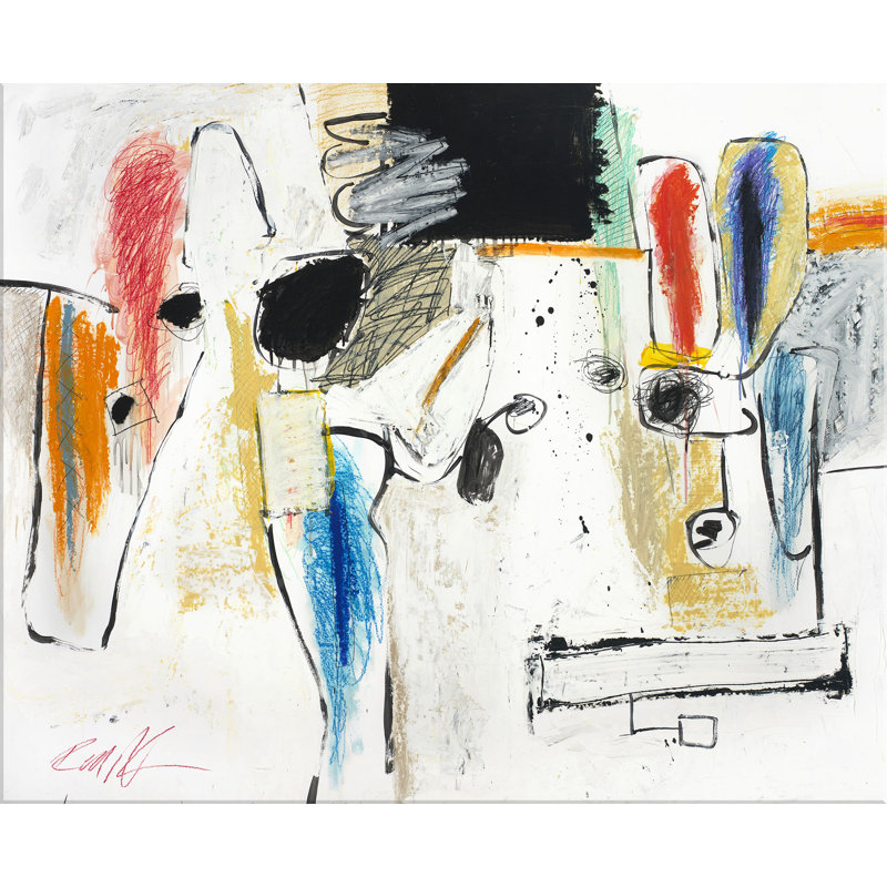 «Modernist» par Robert Robinson - peinture sur toile tendue
