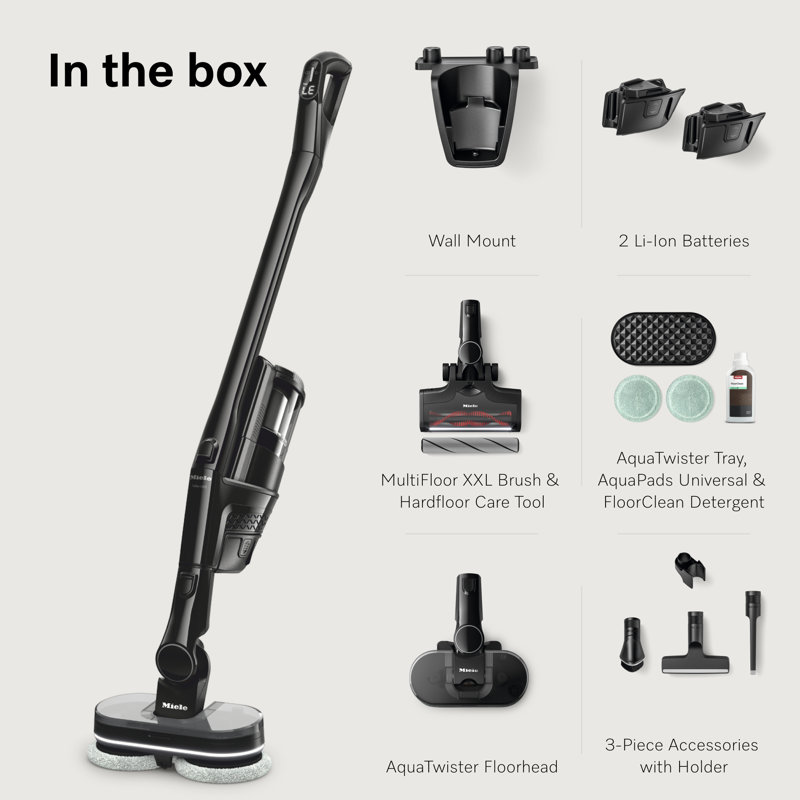 Miele Triflex HX3 Plus Aqua Cordless Stick Vacuum, Wet & Dry Cleaning