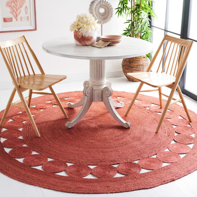 Tapis en jute tissé à la main en fibres naturelles