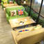 Banc rembourré Simple Retro Cafe-100509916