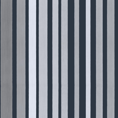 Carousel Striped Metallic Wallpaper Roll