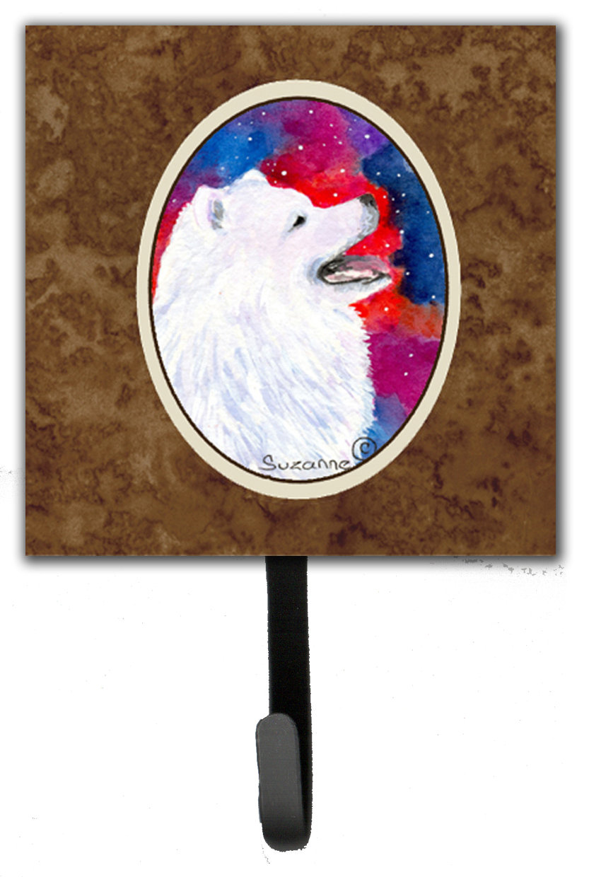 Carolines Treasures DAC3878LCB 15 X 12 In. Samoyed Christmas Cookies Glass Cutting Board
