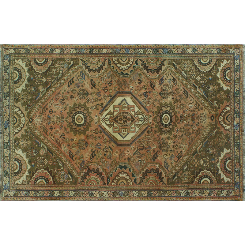 Tapis rouille finement vieilli Keijah