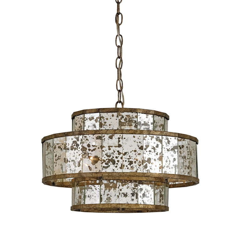 Lustre tambour spectaculaire à 4 lumières Fantine