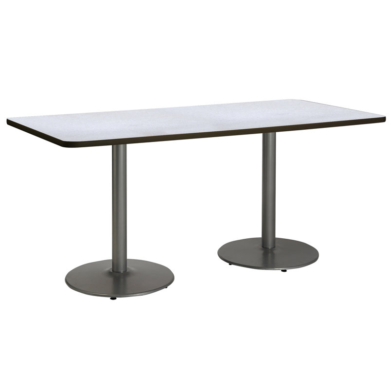 Table de salle de repos 72 "L, Gris nebula, H 29 po x l 36 po x L 72 po