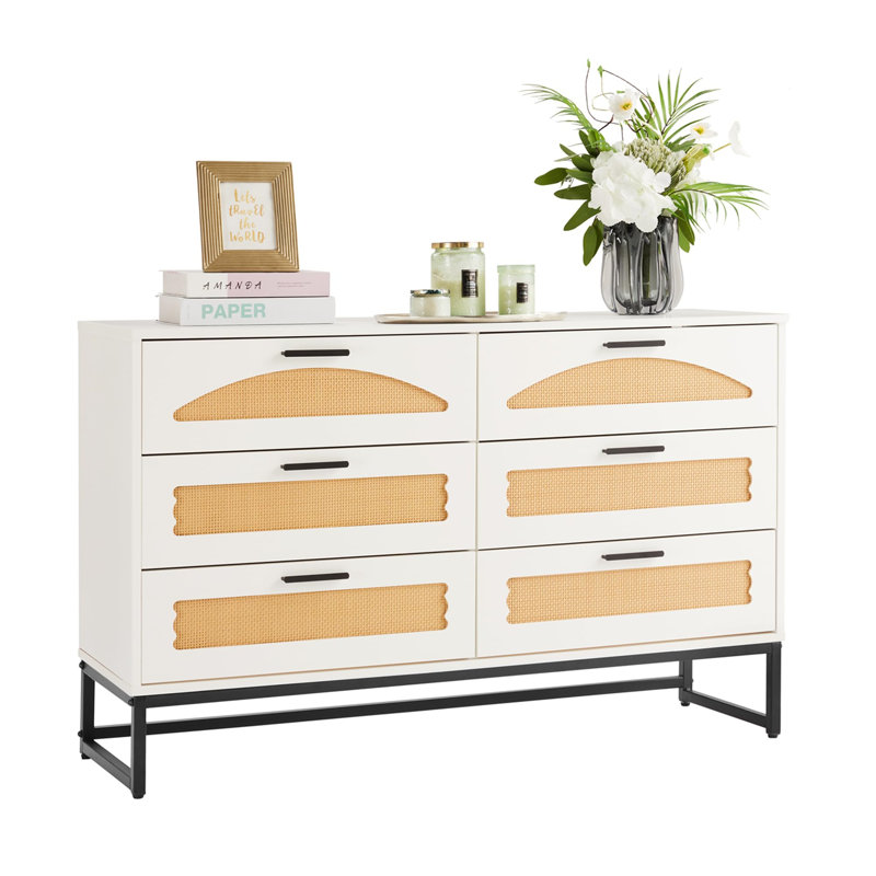 118cm W 6 - Drawer Chest of Drawers
