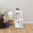 2-Tier 360°Display Bookshelf With Wheels