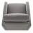 Commer Upholstered Swivel Armchair-1496670009