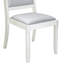 Ensemble de salle à manger extensible 14 pièces comprenant 1 table de salle à manger rectangulaire Xtenczar, 1 table basse, 12 chaises de salle à manger empilables en similicuir gris clair, blanc antique-618664479-618664472-631077090