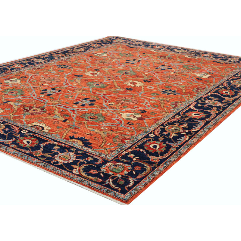 Tapis multicolore de haute qualité noué à la main