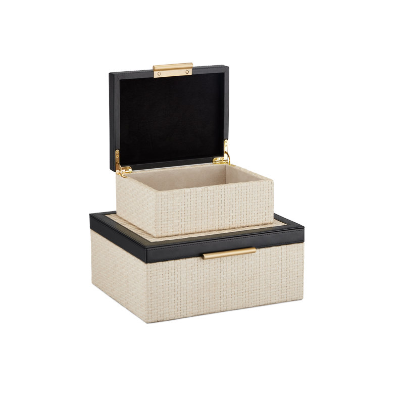 Deanna 2 Piece Decorative Box Set