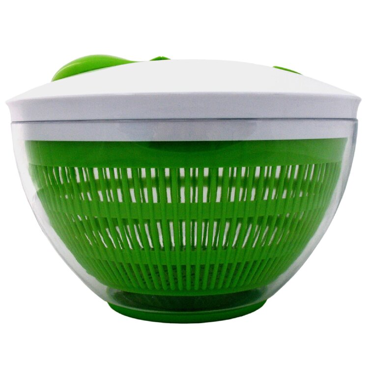 Ozeri Italian Made Fresca Salad Spinner and Serving Bowl BPA-Free, White