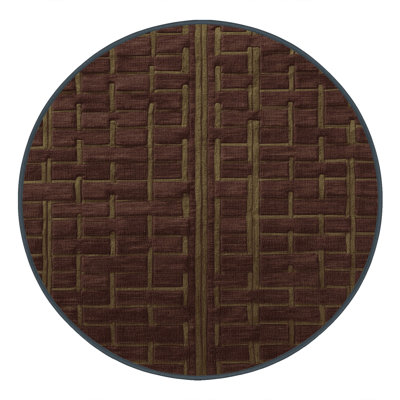 Tapis noir en treillis lavable à la machine