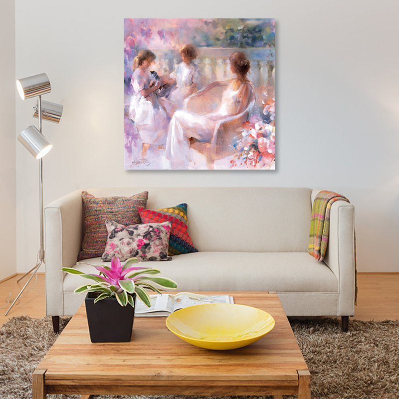 «Our Kitten», reproduction sur toile, H 18 po x l 18 po x P 1,5 po, Toile tendue, Pas de tapis