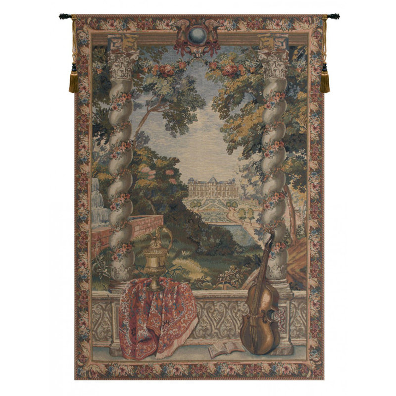 Loom Woven Cotton Blend Wall Hanging, 58" H x 40" W x 0.15" D