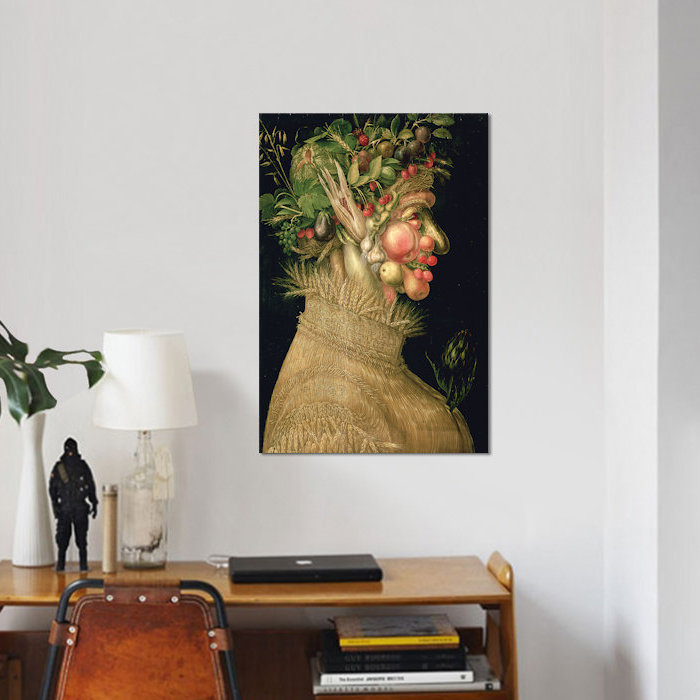 « summer, 1563 », impression sur toile, H 26 po x l 18 po x P 1,5 po, Toile tendue, Pas de tapis
