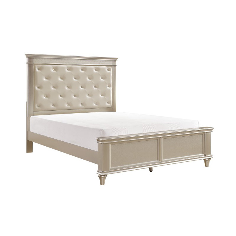 Adrianna Vegan Leather Standard Bed, King