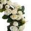 30cm Artificial Rose Wreath Blooming Front Door Decor