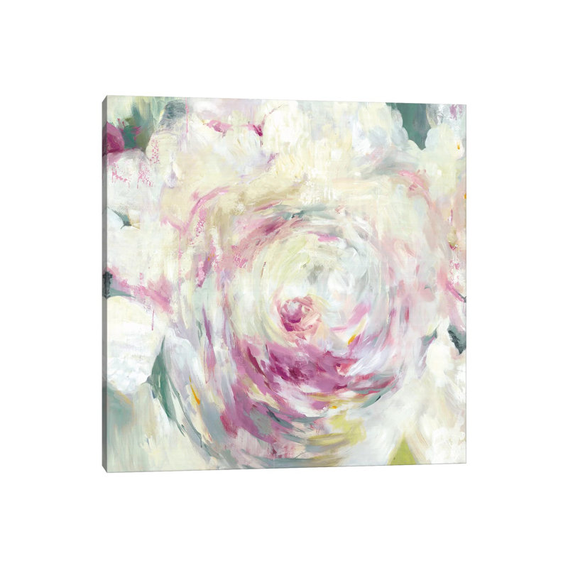 Shabby Peony I - Wrapped Canvas Painting, 30.48 cm H x 30.48 cm W