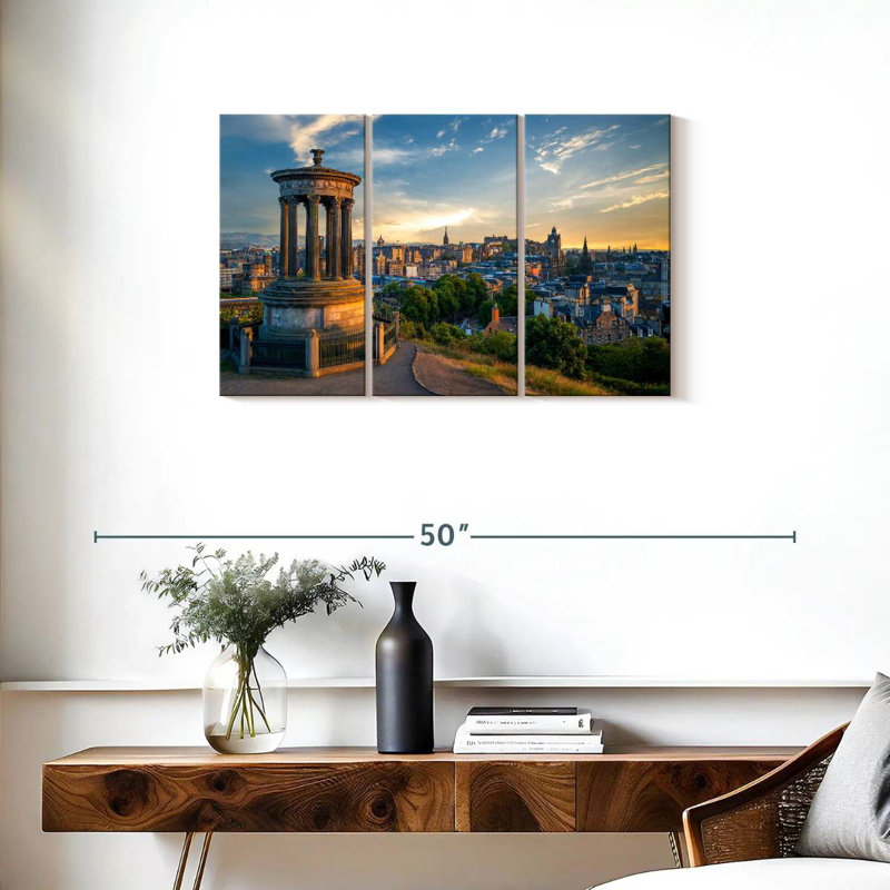Lilie Edinburgh From Calton Hill, 20" H x 33" W