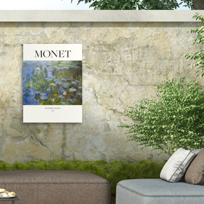 Toile extérieure Claude Monet, 1915
