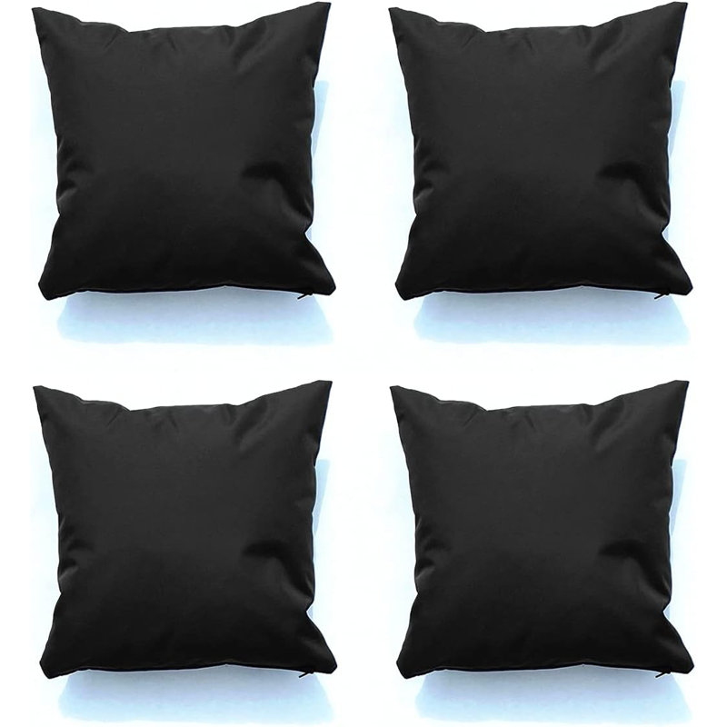 Garden Dining Chair Cushion, Black