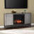 Caymitte 54.25'' W Gray/Gunmetal Electric Fireplace