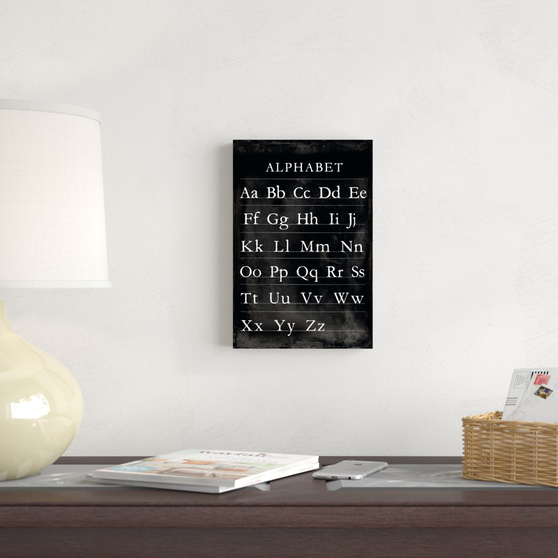 " Alphabet Chart " by Vision Studio, 48" H x 32" W
