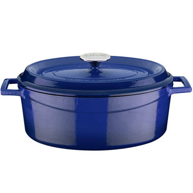 Mason Craft & More Lite Cast Dutch 8-Quart Cast Iron Dutch Oven in Blue | TTU-U9273-ECM