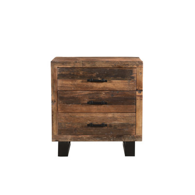 Table de chevet 3 tiroirs Durias