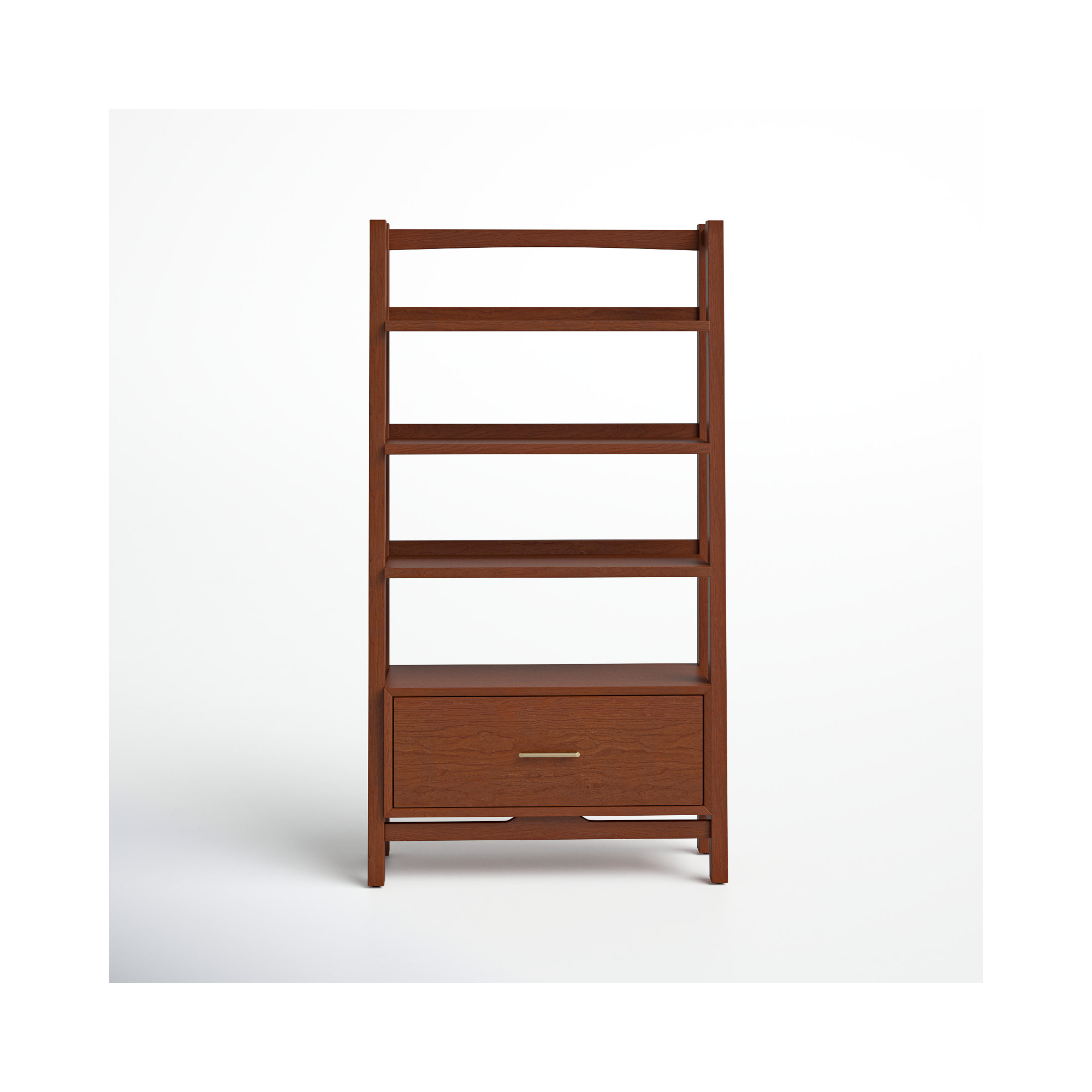 Stiles Etagere Bookcase, Mahogany, 70"H x 38"W x 15"D 