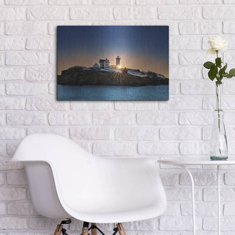 Mur de métal «The Light» par Rick Berk, H 16 po x l 24 po