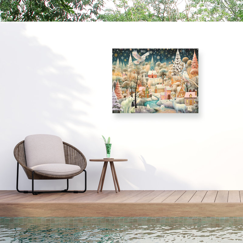 Toile pour l'extérieur Michael Wonderland 2 de Michael David, 14" H x 19" W