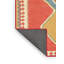 Tapis de zone orange/beige contemporaine-1895873068