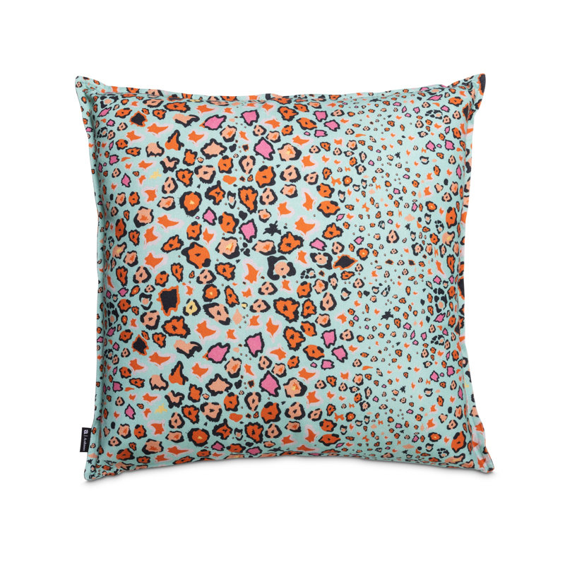Leopard Lights - Linen, Kingfisher