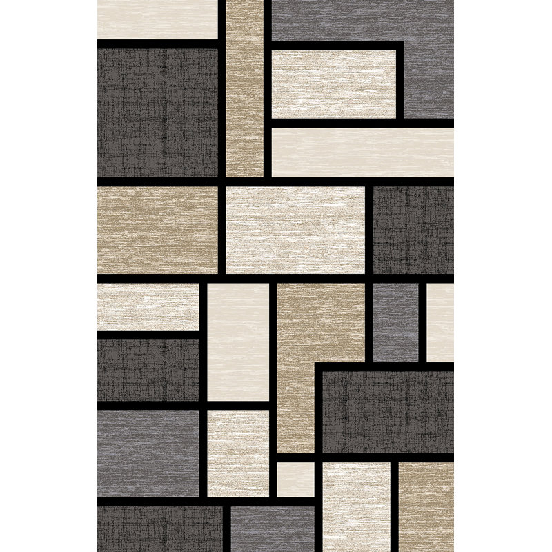 Marmolejo Performance Abstract Indoor Rug, Rectangle 2'7" x 4'