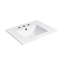 24" Ceramic Vanity Top With 8" Widespread Faucet Holes-107105642