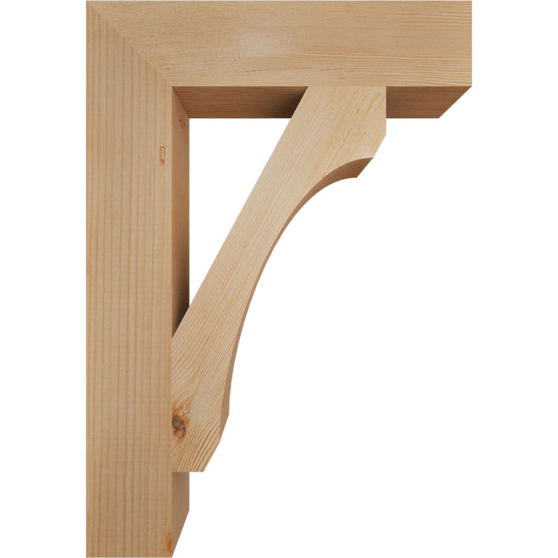 Support en bois rustique Legacy Block, Sapin de Douglas, Lisse, H 26 po x l 3,5 po x P 18 po