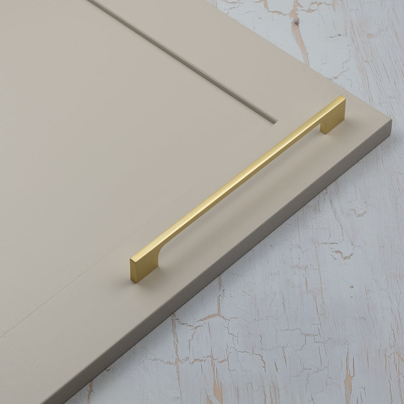 Slim Handle, Brushed Brass, 224mm