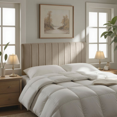 Chastelyne Upholstered Easy Assemble Wall Mounted Headboard by Wade Logan
