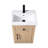 Avignon 20" Single Sink Freestanding Bathroom Vanity with Ceramic Top-114248502