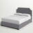 Upholstered Metal Platform Bed-981356870-981356868