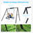 Klo Kick Metal Swing Set with 1 Swing(s)