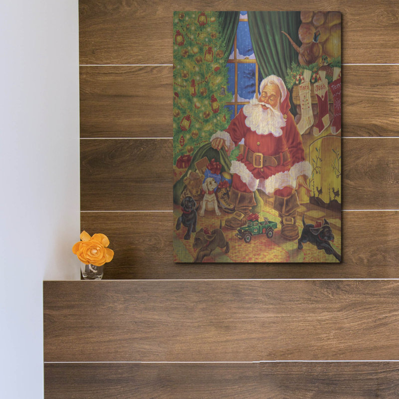 «Santa Pups» par Christopher Nick, H 16 po x l 12 po