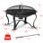 Round Steel Wood Burning Smokeless Fire Pit