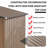 8Ft X 6Ft Garden Shed With Apex Roof For Patio Backyard Use Galvanized Steel Metal Sheds Storage House