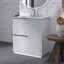 Meuble-lavabo autoportant de 30 po avec lavabo en céramique-647134504
